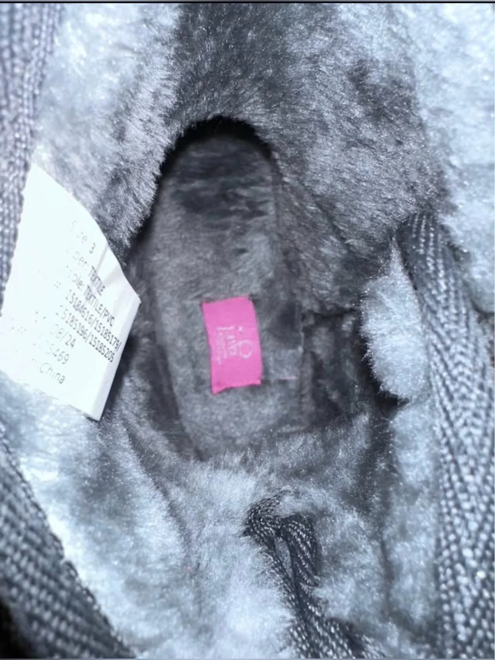 Olivia Miller Girls sparkle heart boots size 3